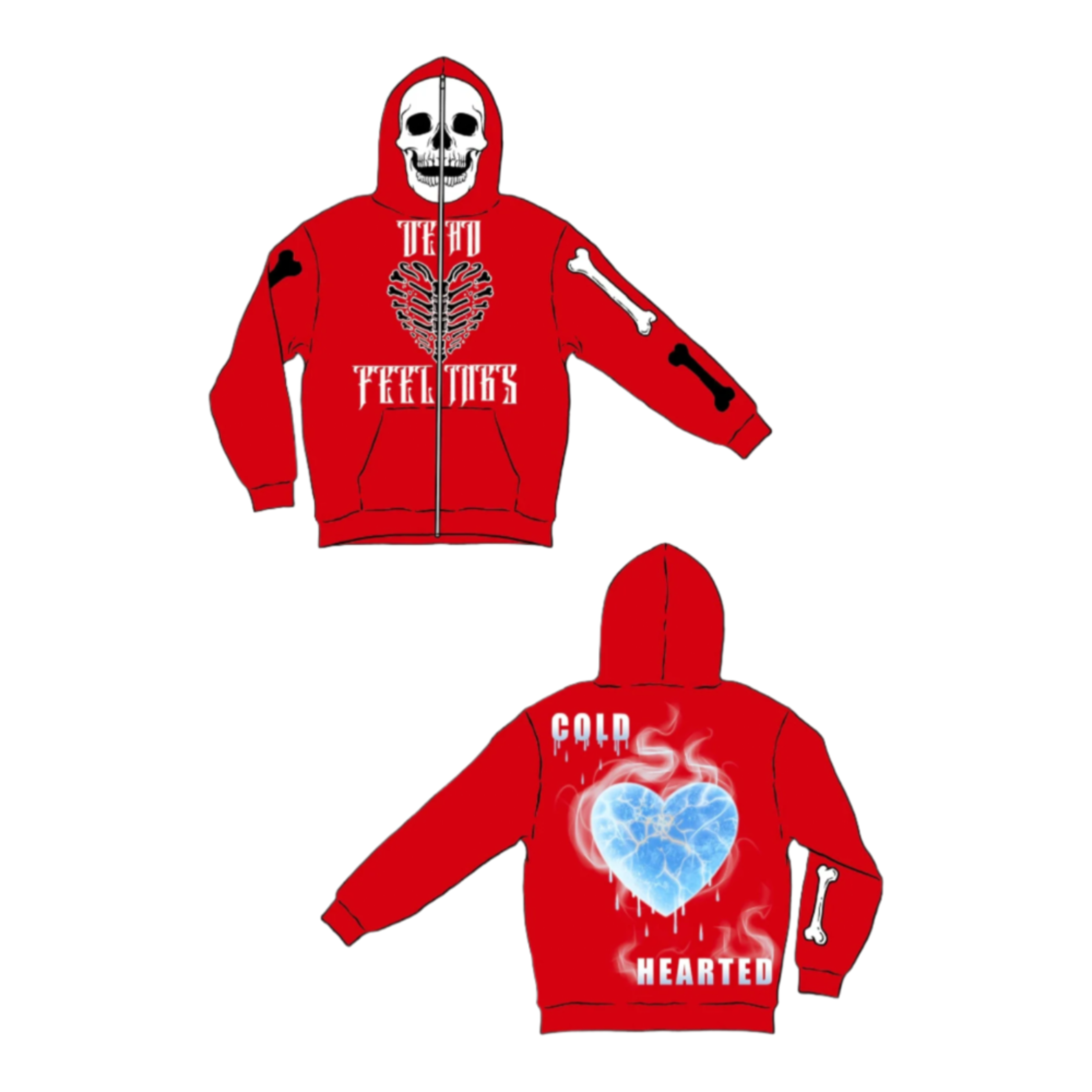 RED DEAD FEELINGS HOODIE